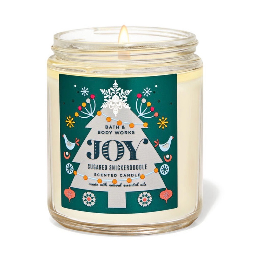 Bath & Body Works JOY Snickerdoodle Scented Candle